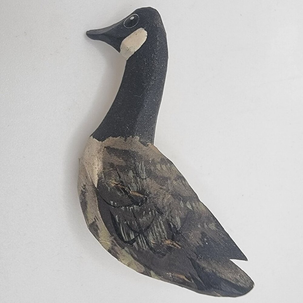 Vintage Wood‎ Duck Lapel Pin Mallard